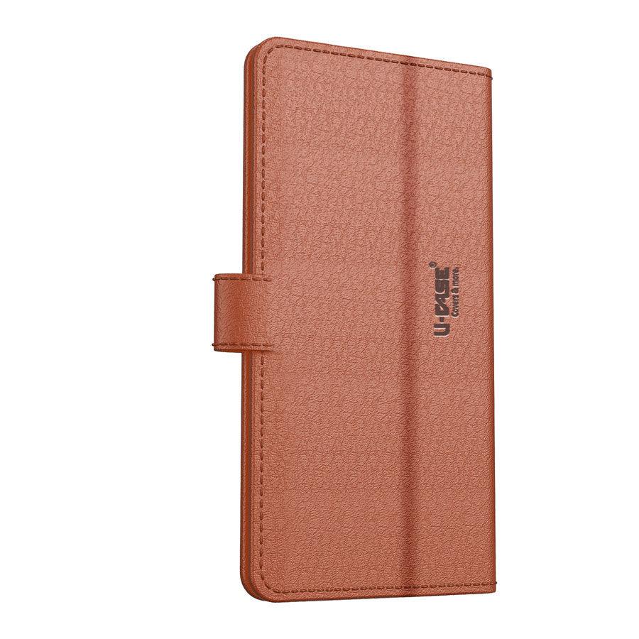 U-CASE Magnetic Flip Cover for Realme Narzo N53 / Realme C53 / Realme C51 Vegan Foldable Stand & Pocket Magnetic Closure - Aibex